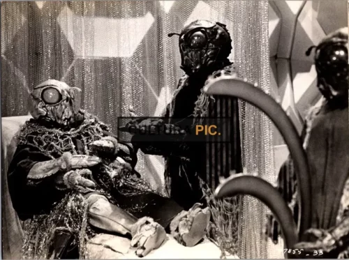 Vintage Original B&W Photo, a Scene in "Battlestar Galactica" by Glen A. Larson - 1978