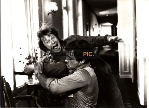 Vintage Original B&W Photo, Jean-Paul Belmondo "Le Professionnel" by Georges Lautner - 1981