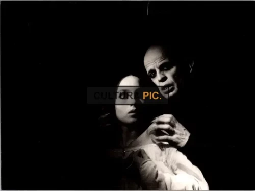 Vintage Original B&W Photo, Isabelle Adjani and Klaus Kinski in "Nosferatu the Vampyre" by Werner Herzog - 1979