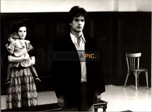 Vintage Original B&W Photo, Caroline Lang and Christian Patey in "L'argent" by Robert Bresson - 1983