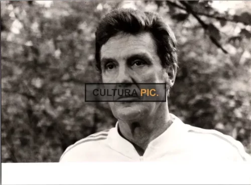 Vintage Original B&W Photo, Robert Stack in "Un Second Souffle" by Gérard Blain - 1978