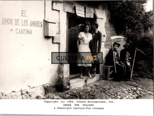 Vintage Original B&W Photo, Jacqueline Bisset and Anthony Andrews in "Under the Volcano" by  John Huston - 1984