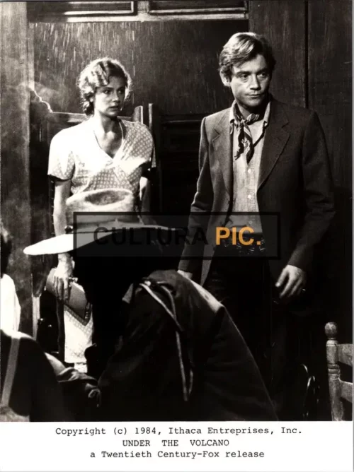 Vintage Original B&W Photo, Jacqueline Bisset and Anthony Andrews in "Under the Volcano" by  John Huston - 1984