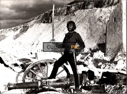 Vintage Original B&W Photo, Malcolm McDowell in "Royal Flash" by Richard Lester - 1975