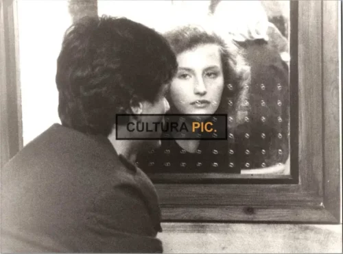 Vintage Original B&W Photo, Caroline Lang and Christian Patey in "L'Argent" by Robert Bresson - 1983