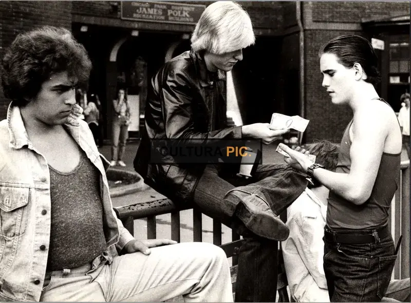 Vintage Original B&W Photo, Adam Baldwin, Matt Dillon, and Richard Bradley in "My Bodyguard" by Tony Bill - 1980