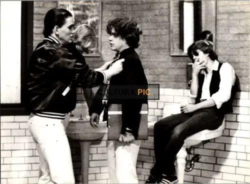 Vintage Original B&W Photo, Matt Dillon, and Chris Makepeace in "My Bodyguard" by Tony Bill - 1980