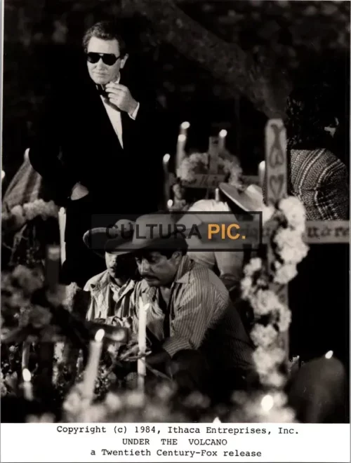 Vintage Original B&W Photo, Albert Finney in "Under the Volcano" by John Huston - 1984
