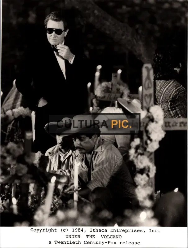 Vintage Original B&W Photo, Albert Finney in "Under the Volcano" by John Huston - 1984
