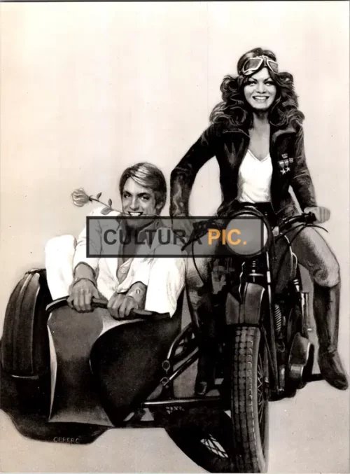 Vintage Original B&W Photo, Meg Foster and Perry King in "A Different Story" by Paul Aaron - 1978