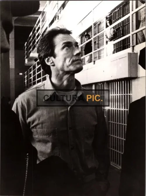 Vintage Original B&W Photo, Clint Eastwood in "Escape from Alcatraz" by Don Siegel - 1979