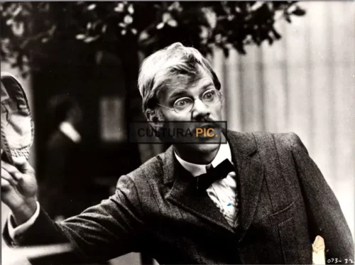 Vintage Original B&W Photo, Malcolm McDowell in "Time After Time" by Nicholas Meyer - 1979