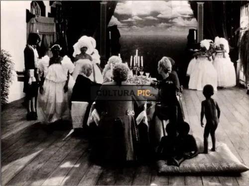 Vintage Original B&W Photo, a Scene in "Xica Da Silva" by Carlos Diegues - 1976