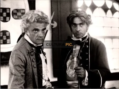 Vintage Original B&W Photo, Altair Lima and Stepan Nercessian in "Xica Da Silva" by Carlos Diegues - 1976