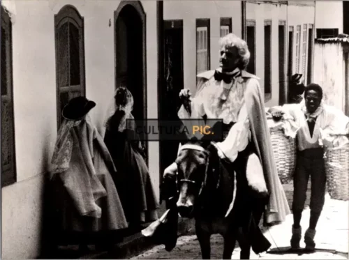 Vintage Original B&W Photo, Walmor Chagas in "Xica Da Silva" by Carlos Diegues - 1976