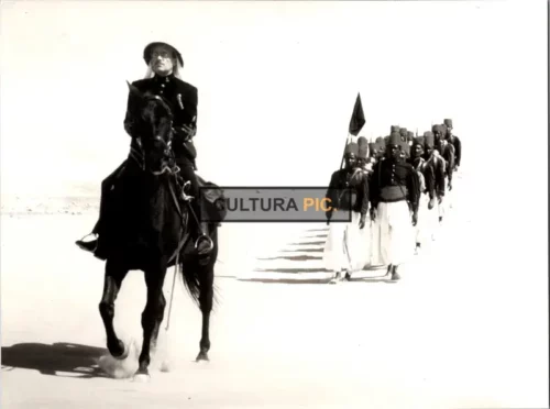 Vintage Original B&W Photo, a Scene in "Fort Saganne" by Alain Corneau - 1984