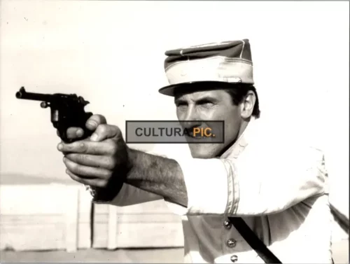 Vintage Original B&W Photo, Gérard Depardieu in "Fort Saganne" by Alain Corneau - 1984