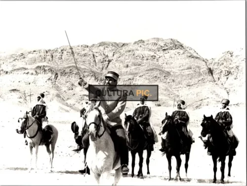 Vintage Original B&W Photo, a Scene in "Fort Saganne" by Alain Corneau - 1984