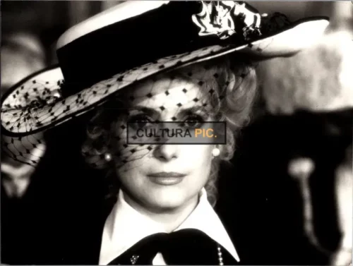 Vintage Original B&W Photo, Catherine Deneuve in "Fort Saganne" by Alain Corneau - 1984