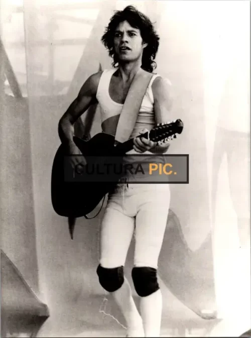 Vintage Original B&W Photo, Mick Jagger in "Let's Spend the Night Together" by Hal Ashby - 1982