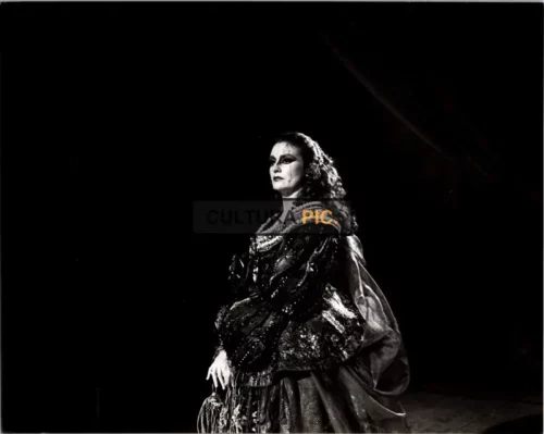Vintage Original B&W Photo, Joséphine Derenne in "Molière" Directed and Written by Ariane Mnouchkine - 1978