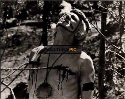 Vintage Original B&W Photo, Richard Harris in "The Return of a Man Called Horse" by Irvin Kershner - 1976
