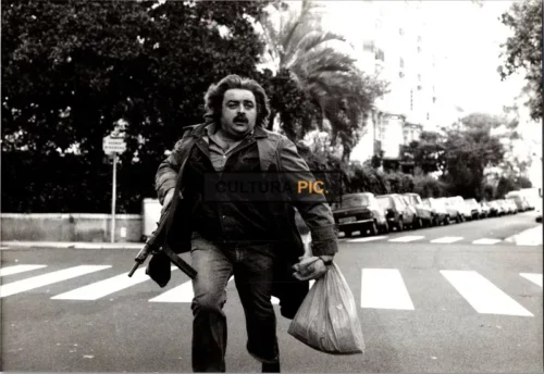 Vintage Original B&W Photo, Jacques Villeret in "Effraction" by Daniel Duval - 1983