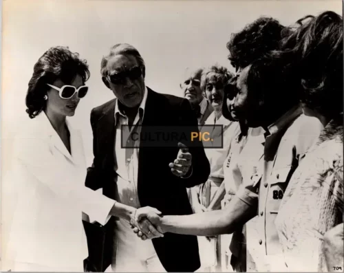 Vintage Original B&W Photo, Anthony Quinn in "The Greek Tycoon" by J. Lee Thompson - 1978