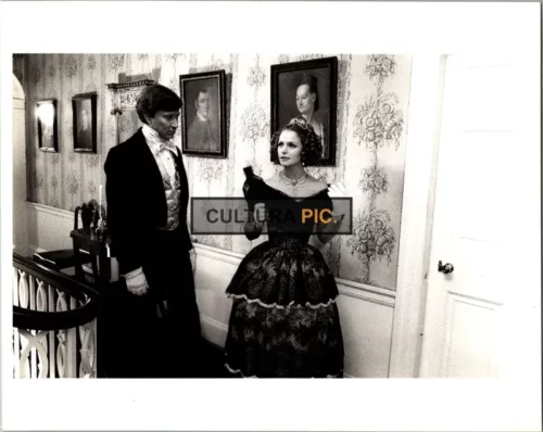 Vintage Original B&W Photo, Lee Remick and Robin Ellis in "The Europeans" by James Ivory - 1979