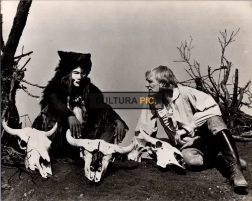 Vintage Original B&W Photo, Richard Harris in "The Return of a Man Called Horse" by Irvin Kershner - 1976