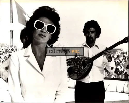 Vintage Original B&W Photo, Jacqueline Bisset in "The Greek Tycoon" by J. Lee Thompson - 1978