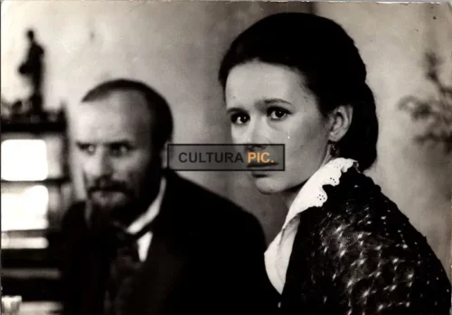Vintage Original B&W Photo, Anatoliy Solonitsyn and Evgeniya Simonova in "Twenty Six Days from the Life of Dostoyevsky" by Aleksandr Zarkhi - 1981