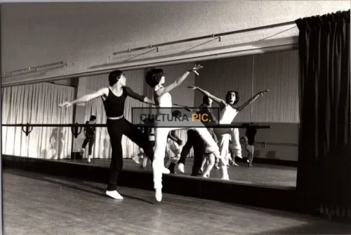 Vintage Original B&W Photo, a Scene in "Tous vedettes!" Directed and Written by Michel Lang - 1980