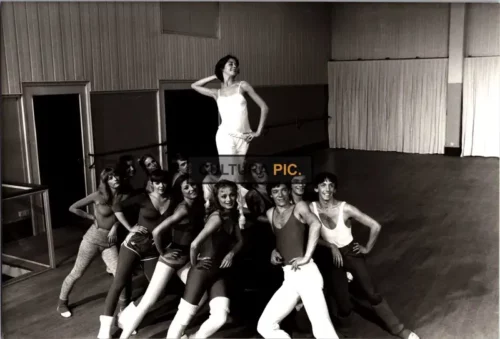 Vintage Original B&W Photo, Leslie Caron in "Tous vedettes!" Directed and Written by Michel Lang - 1980