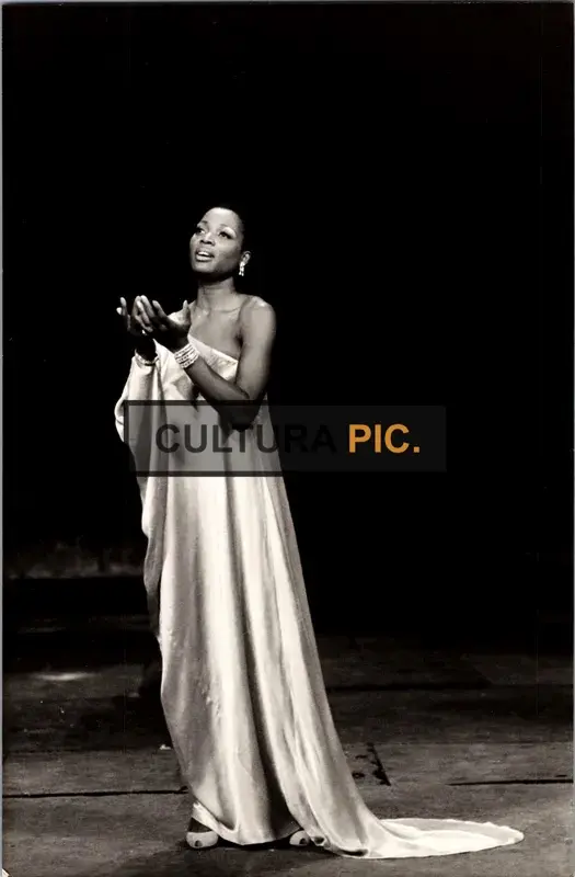 Vintage Original B&W Photo, Wilhelmenia Fernandez in "Diva" by Jean-Jacques Beineix - 1981