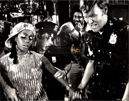 Vintage Original B&W Photo, Judy Pace and Dick Sabol in "Cotton Comes to Harlem" by Ossie Davis - 1970