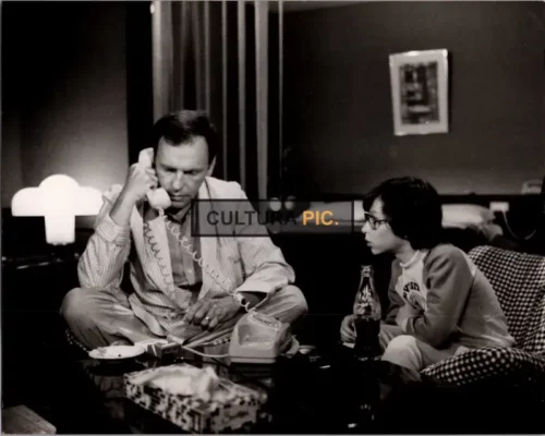 Vintage Original B&W Photo, Jean-Louis Trintignant in "Les Passagers" by Serge Leroy - 1977