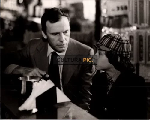 Vintage Original B&W Photo, Jean-Louis Trintignant in "Les Passagers" by Serge Leroy - 1977