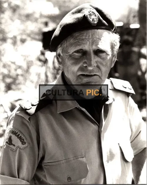 Vintage Original B&W Photo, Ronald Fraser in The Film "The Wild Geese" Starring: Richard Burton, Roger Moore and Richard Harris - 1978