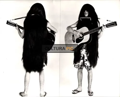 Vintage Original B&W Photo, Jean-Michel Rivat from "My Name Is Edouard" Album Cover - 1966