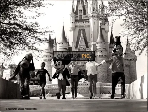 Vintage Original B&W Photo, Walt Disney World Resort in Orlando, Florida - 1971