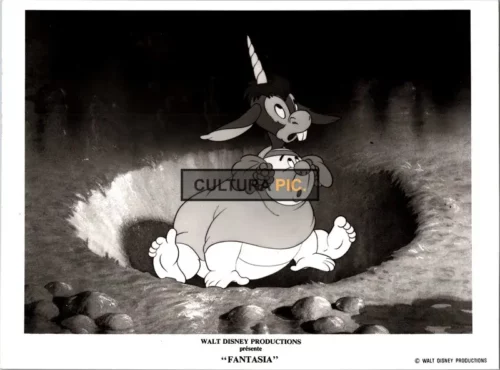 Vintage Original B&W Photo, the Film "Fantasia" by Walt Disney - 1940