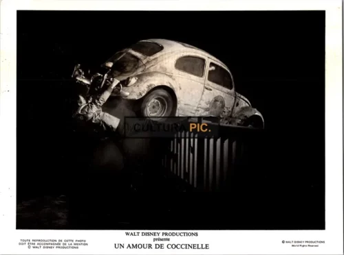 Vintage Original B&W Photo, The Film "The Love Bug" Directed by: Robert Stevenson - 1968