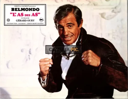 Original Print of Jean-Paul Belmondo in "Ace of Aces" by Gérard Oury - 1982