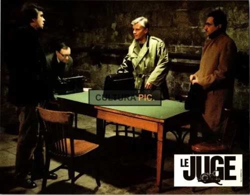 Original Print of Jacques Perrin in "Le Juge" by Philippe Lefebvre - 1984