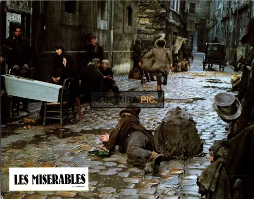 Vintage Original Photo, a Scene in "Les Miserables" by Robert Hossein - 1982