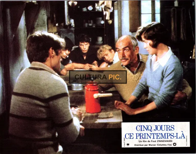 Original Print of Sean Connery, Betsy Brantley, and Lambert Wilson in "Five Days One Summer" by Fred Zinnemann - 1982