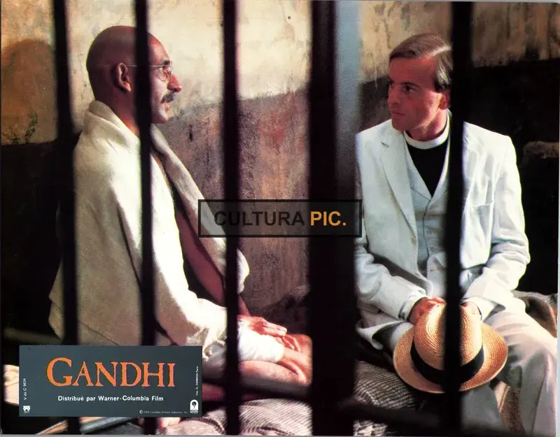 Original Print of Ben Kingsley and Ian Charleson in "Gandhi" by Richard Attenborough - 1982