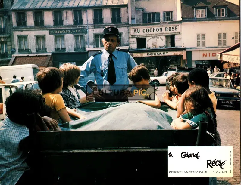 Original Print of a Scene in "La grande récré" by Claude Pierson - 1976