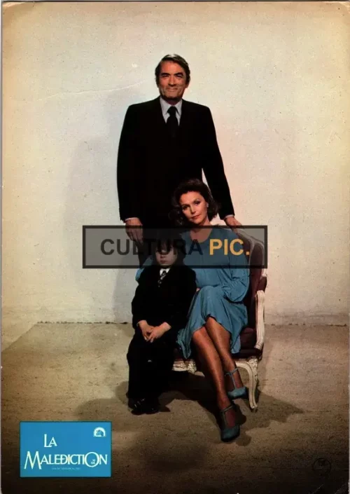 Original Print of Gregory Peck, Lee Remick, and Harvey Stephens in "The Omen" by Richard Donner - 1976